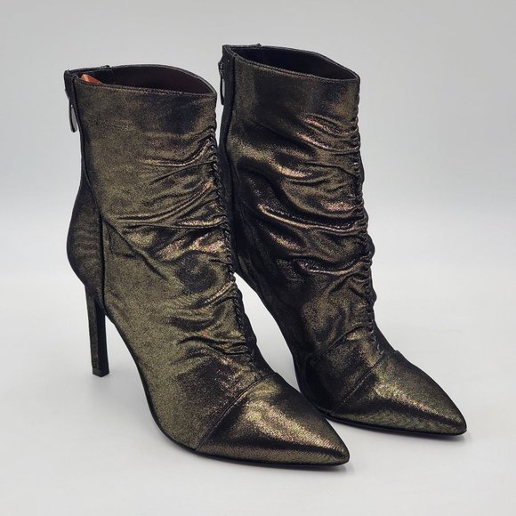 Nine West Shimmery Stiletto Booties - NWOT - Picture 6 of 17